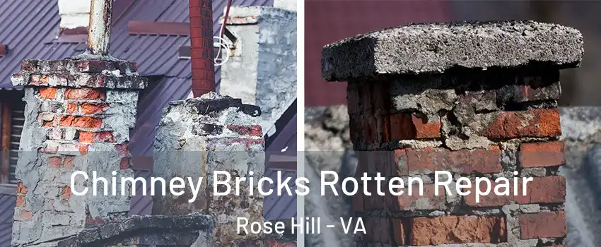  Chimney Bricks Rotten Repair Rose Hill - VA