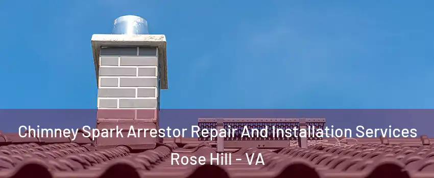  Chimney Spark Arrestor Repair And Installation Services Rose Hill - VA