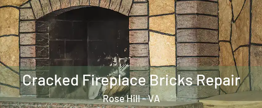  Cracked Fireplace Bricks Repair Rose Hill - VA