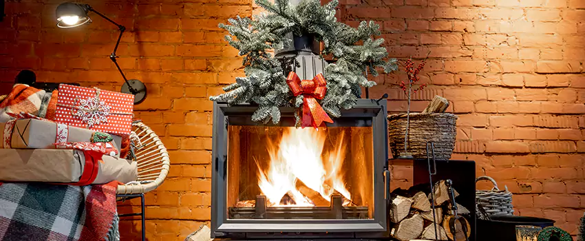 Travis Industries Linear Gas Fireplace Installation in Rose Hill, Virginia