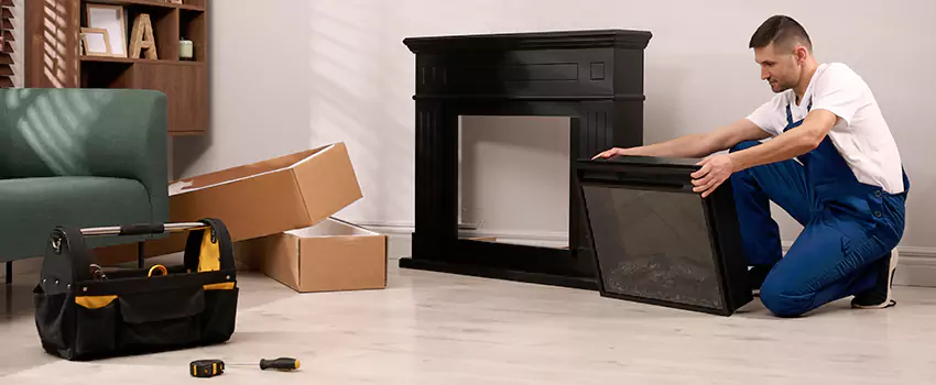 Old Rusted Metal Fireplace Repair And Replacement in Rose Hill, VA